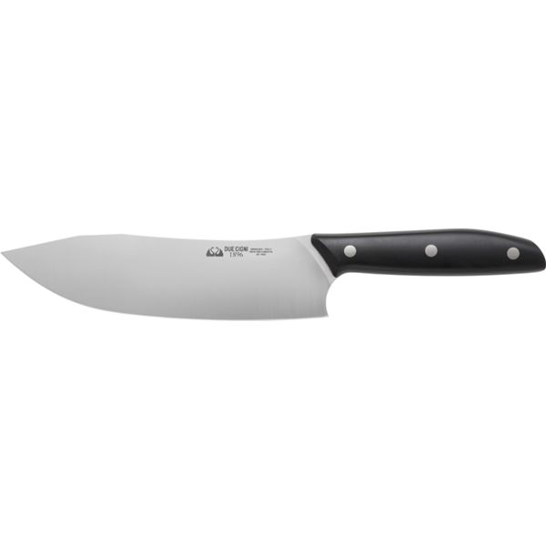 DUE CIGNI 1896 LINE CAMP CHEF KNIFE S/S 4116 SATIN bld POM hdl