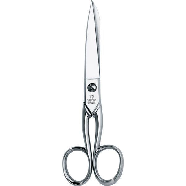 DUE CIGNI SPECIAL WORK SCISSORS NICKEL-PLATED 7"