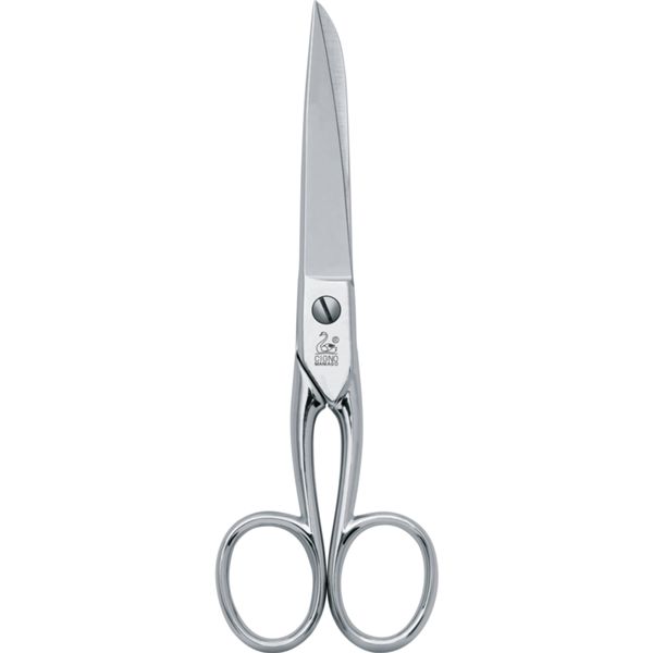 UN CIGNO NICKEL-PLATED WORK SCISSORS 5.5"