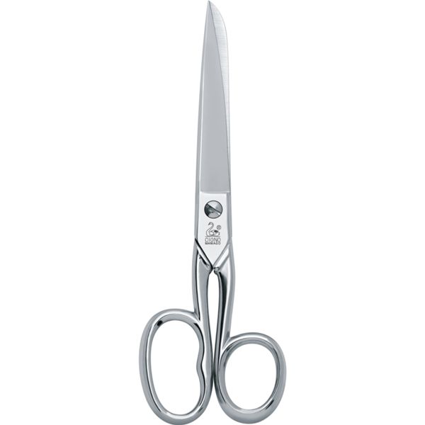 UN CIGNO NICKEL-PLATED TAILOR SCISSORS 7"