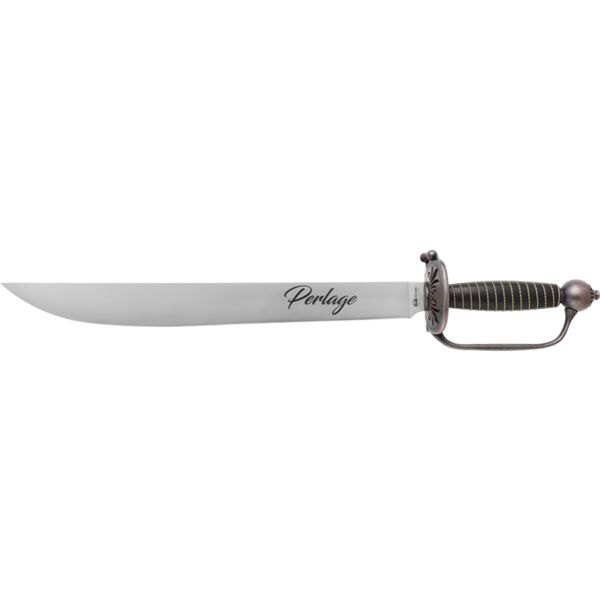 FOX PERLAGE SOMMELIER'S SABER STAINLESS STEEL T5MOV SATIN BLADE, ANTIQUE BRONZE hdl