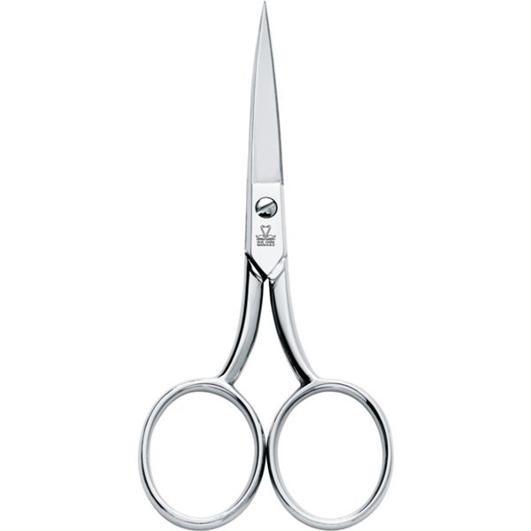 DUE CIGNI NICKEL-PLATED EMBROIDERY SCISSORS 4.5"