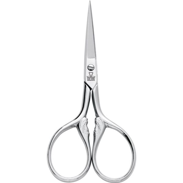 DUE CIGNI NICKEL-PLATED EMBROIDERY SCISSORS 3.5"