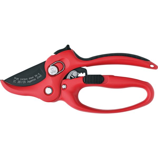 DUE CIGNI RATCHET PRUNING SHEARS - SK5 CARBON STEEL BLADE