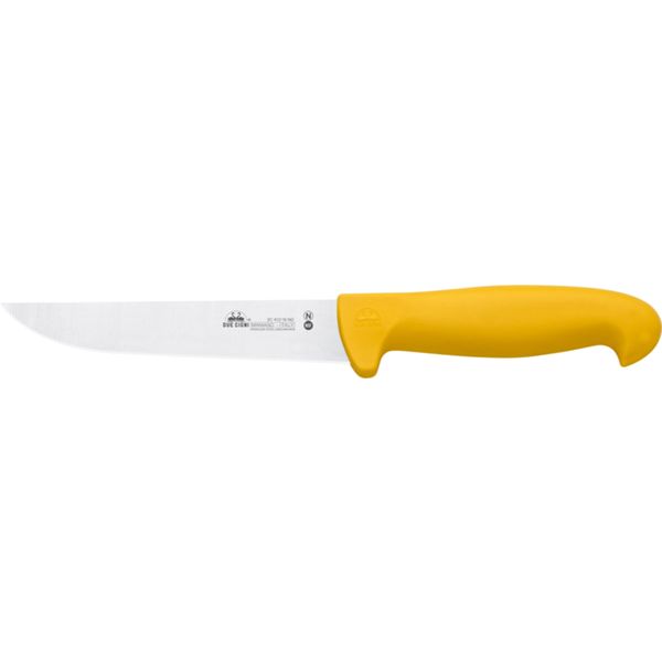 DUE CIGNI BONING KNIFE C.D. - YELLOW NYLON hdl - NITROGEN STEEL