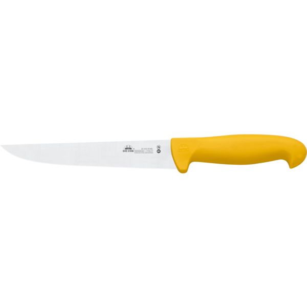 DUE CIGNI BONING KNIFE C.D. - YELLOW NYLON hdl - NITROGEN STEEL