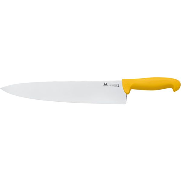 DUE CIGNI CARVING KNIFE BLADE 30 CM - hdl YELLOW NYLON - NITROGEN STEEL