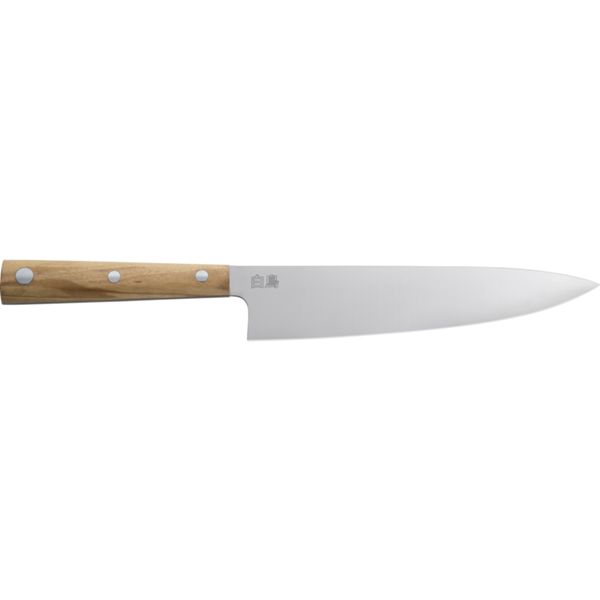 DUE CIGNI HAKUCHO GYUTO CM 21 - S/S 4199 NITRO B, OLIVE WOOD hdl