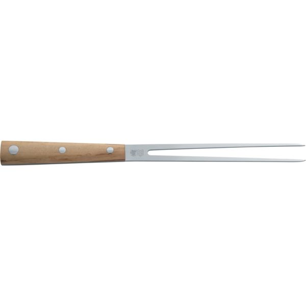 DUE CIGNI HAKUCHO CARVING FORK CM 18,5 - S/S 4199 NITRO B, OLIVE WOOD hdl