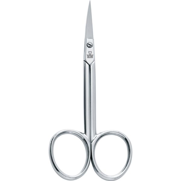 DUE CIGNI NICKEL-PLATED MANICURE SCISSORS 3.5"