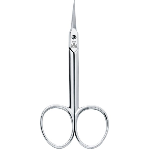 DUE CIGNI NICKEL-PLATED MANICURE SCISSORS 3.5"