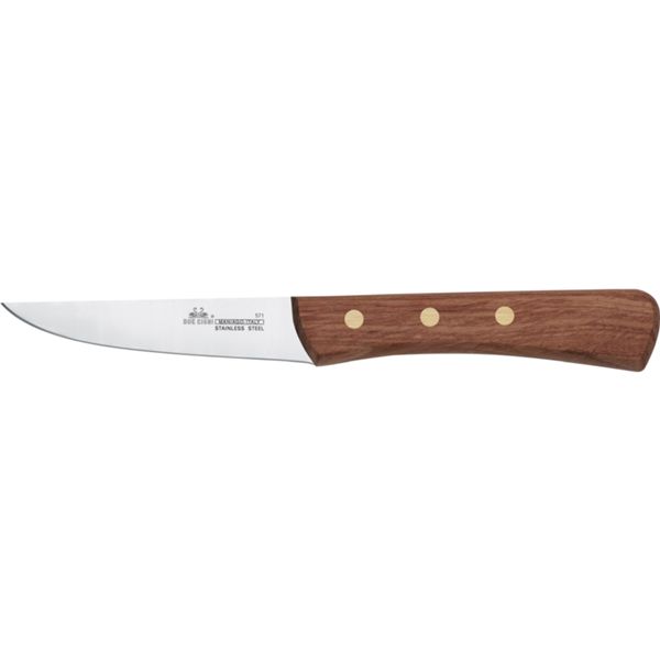 DUE CIGNI SPECK KNIFE - S/S 4116 bld, WOOD hdl