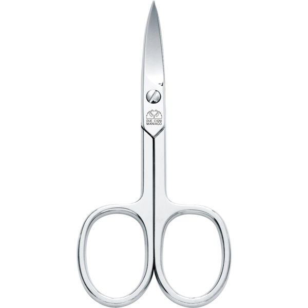 DUE CIGNI NICKEL-PLATED NAIL SCISSORS 3.5"