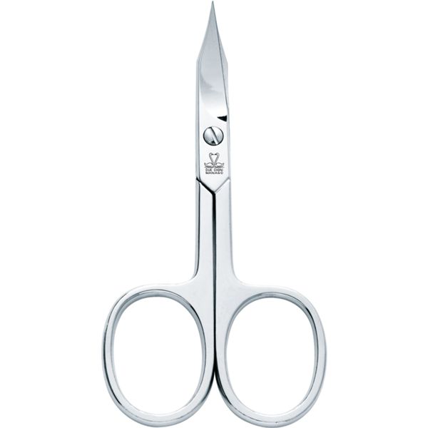 DUE CIGNI NICKEL-PLATED NAIL SCISSORS 3.5"