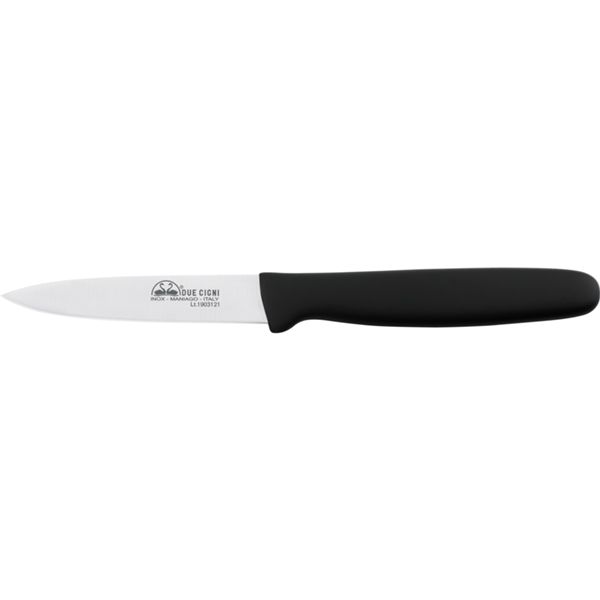 DUE CIGNI KITCHEN KNIFE CM 8 - S/S 420C bld - POLYPROPYLENE hdl