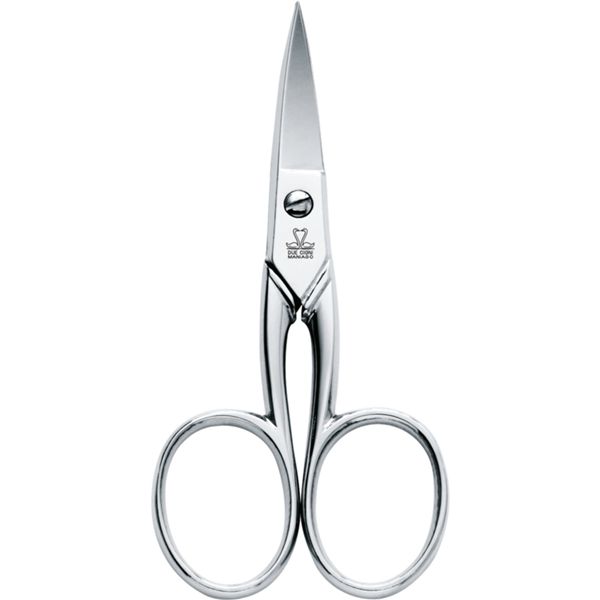 DUE CIGNI NICKEL-PLATED NAIL SCISSORS 3.5"