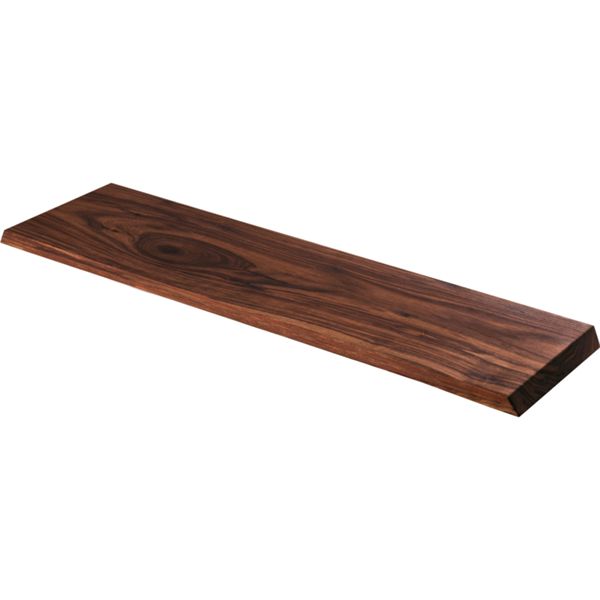 DUE CIGNI 7x2 SMOOTH WALNUT CENTERPIECE 695X195X25 mm