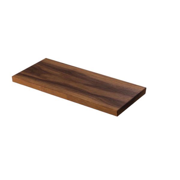 DUE CIGNI 7x2 SMOOTH WALNUT CHOPPING BOARD 400x200x23 mm