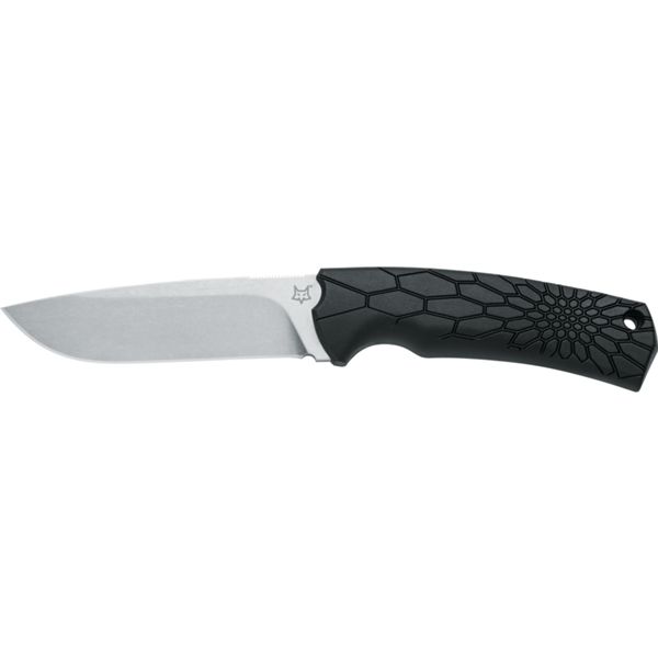 FOX/VOX CORE FIXED KNIFE BECUT STEEL SW bld, BLACK NYLON hdl, NYLON SHEATH