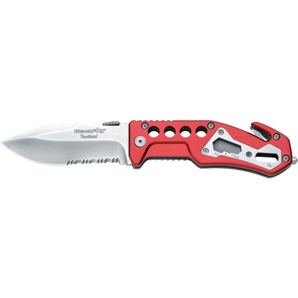 BLACK FOX FOLD. RESCUE KNIFE ALUMINUM hdl