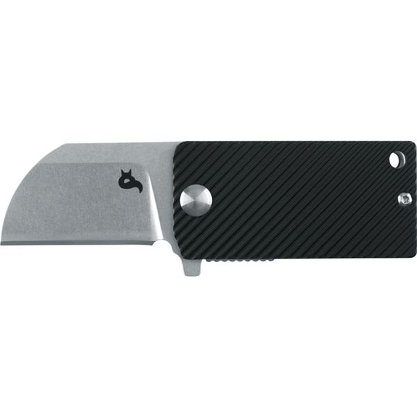 BLACK FOX B.KEY FOLD. KNIFE STONEWASHED bld, ALLUMINIUM BLACK hdl