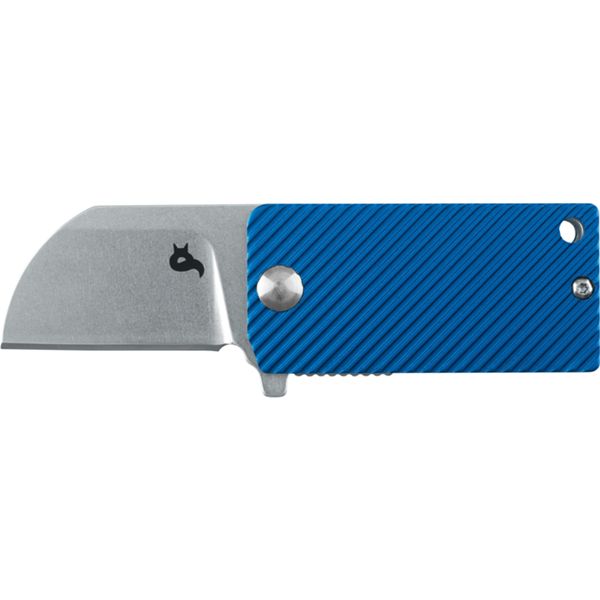 BLACK FOX B.KEY FOLD. KNIFE STONEWASHED bld, ALLUMINIUM BLUE hdl