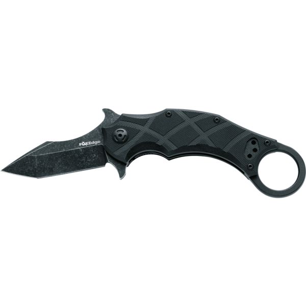 FOX EDGE THE CLAW 1 BLACK G10 HANDLE 8Cr13 BLADE