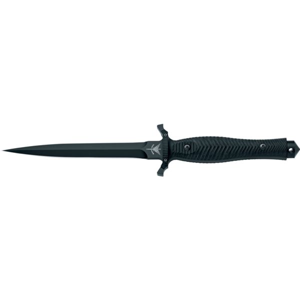 FKMD BELLUM FIXED KNIFE, BLUNT EDGE bld N690, G10 hdl BLACK