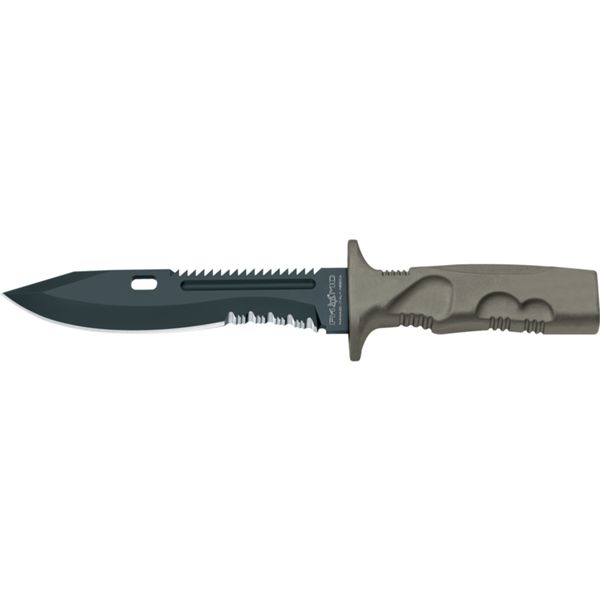 SPARTAN 2 - LEONIDA, COMBAT SURVIVAL FIXED KNIFE, bld N690 w/BACK SAW