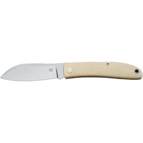 FOX LIVRI FOLD. KNIFE, S/S M390, NATURAL MICARTA hdl