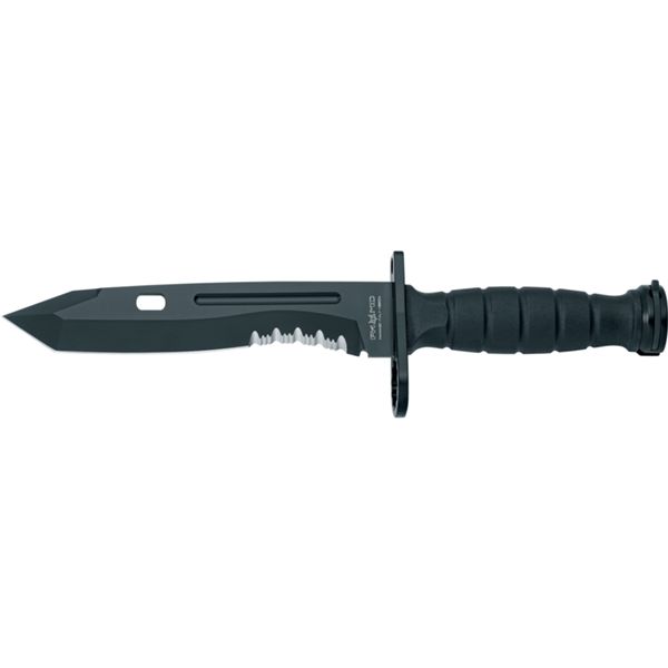 FOX OPLITA KNIFE TANTO, KRATON G, BLACK W/WIRE CUTTER