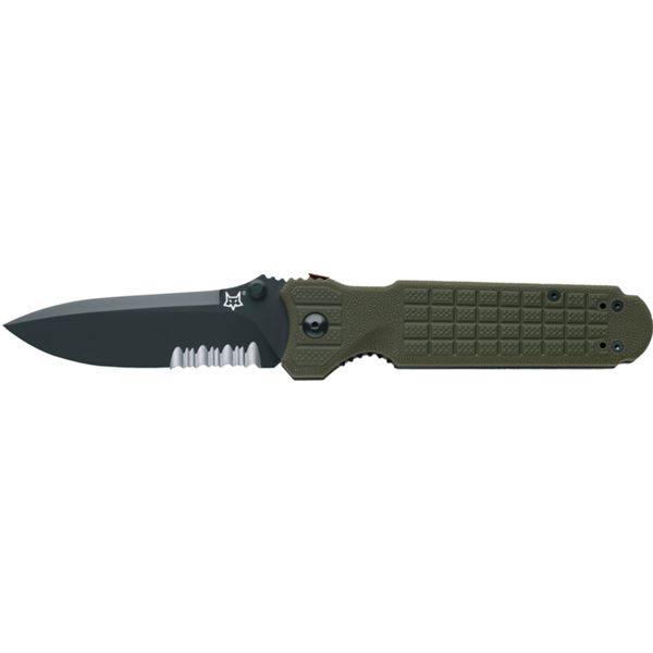 FOX PREDATOR 2F FORPRENE hdl OD GREEN NATO 1/3 SERRATED