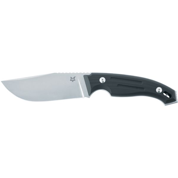 FOX/RUMICI OCTOPUS VULGARIS FIXED KNIFE BLACK G10 hdl, STONEWASHED N690 bld