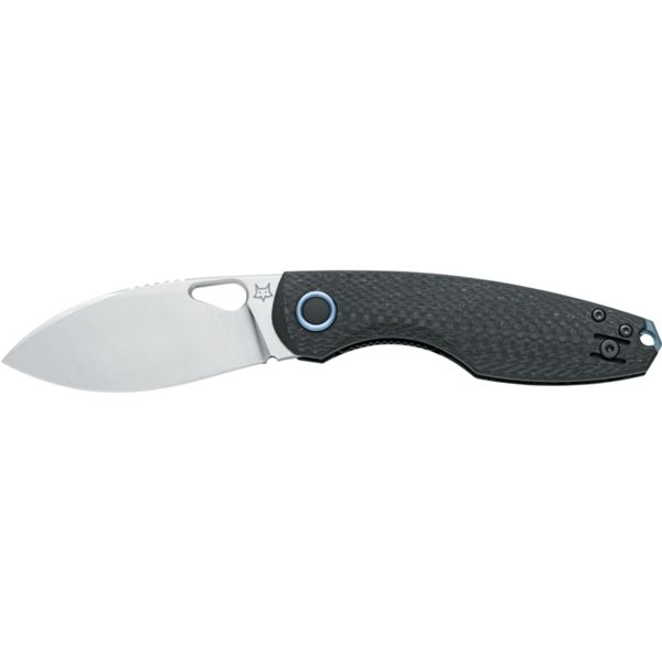 CHILIN FOLD. KNIFE, M398 SATIN FINISH bld, CARBON FIBER hdl