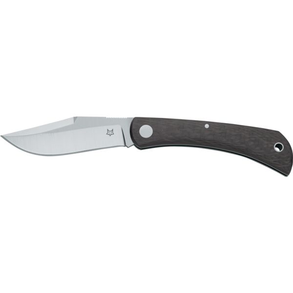 FOX LIBAR FOLD. KNIFE CARBON FIBER hdl, M390 S/S SATIN bld