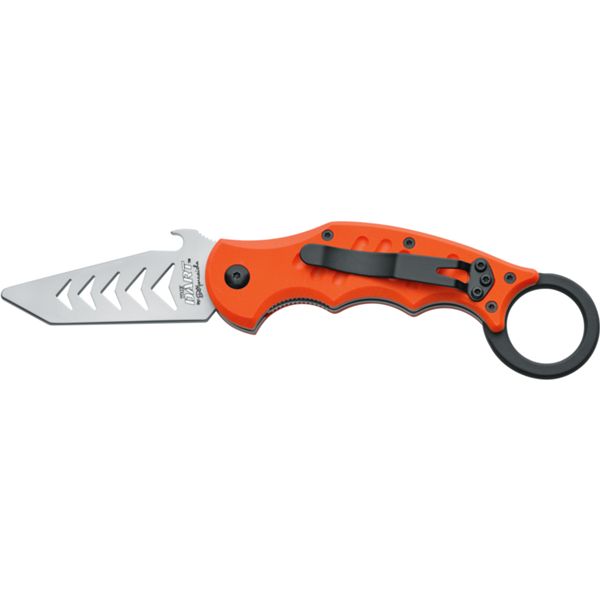 FOX DART FOLD. KNIFE TRAINING VERSION G10 ORANGE hdl