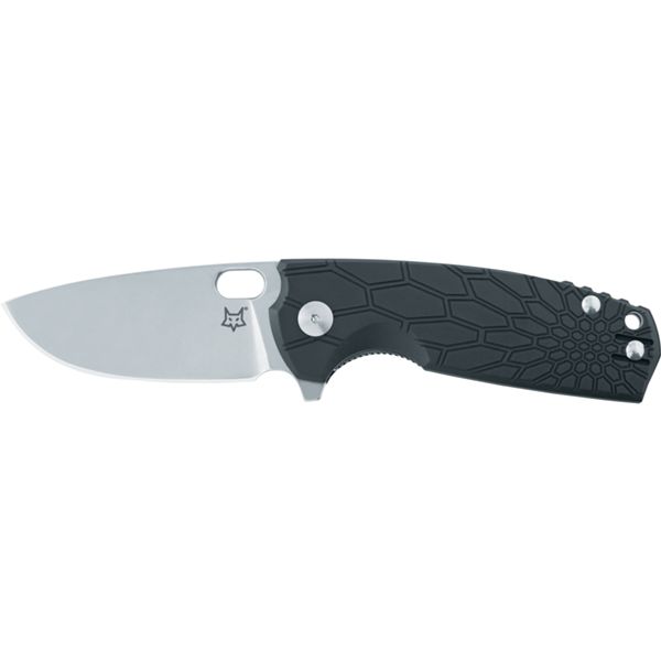 FOX/VOX CORE FOLD. KNIFE BLACK FRN hdl, N690 STONEWASHED bld, BLACK SPACER