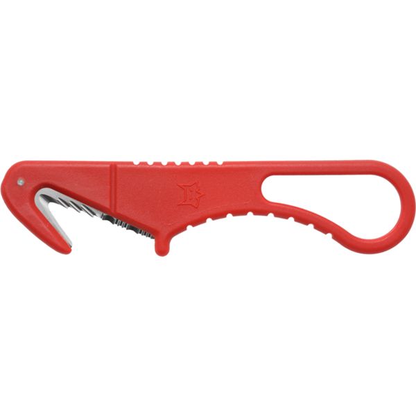 FOX RESCUE EMERGENCY TOOL,SATIN FINISH AISI 420 RED hdl