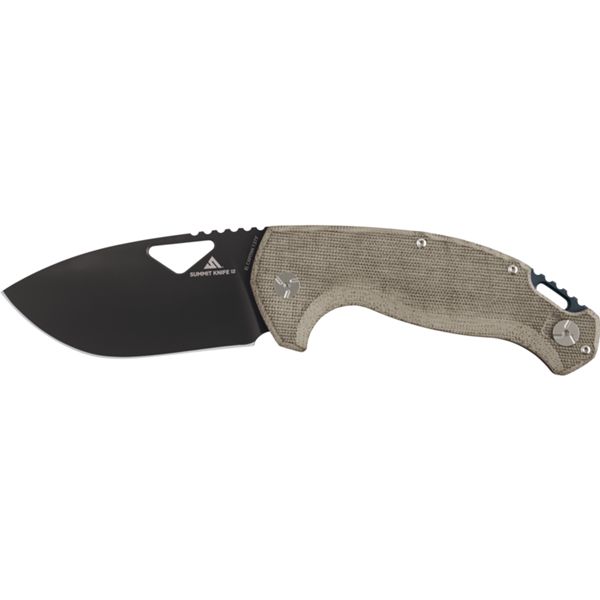 FOX/RUMICI EL CAPITAN FRAME LOCK GREY ALUMINUM FRAME GREEN MICARTA hdl, K110 ST. STEEL PVD bld