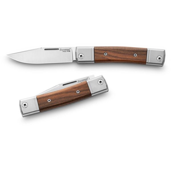 BestMan - ONE M390 Clip bld, Santos wood hdl, Titanium Bolster & liners