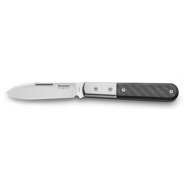 BARLOW - Spear M390 blade, Carbon Fiber Handle, Ti Bolster & liners