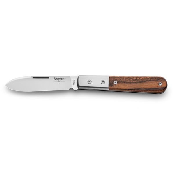 BARLOW - Spear M390 blade, Santos wood Handle, Ti Bolster & liners