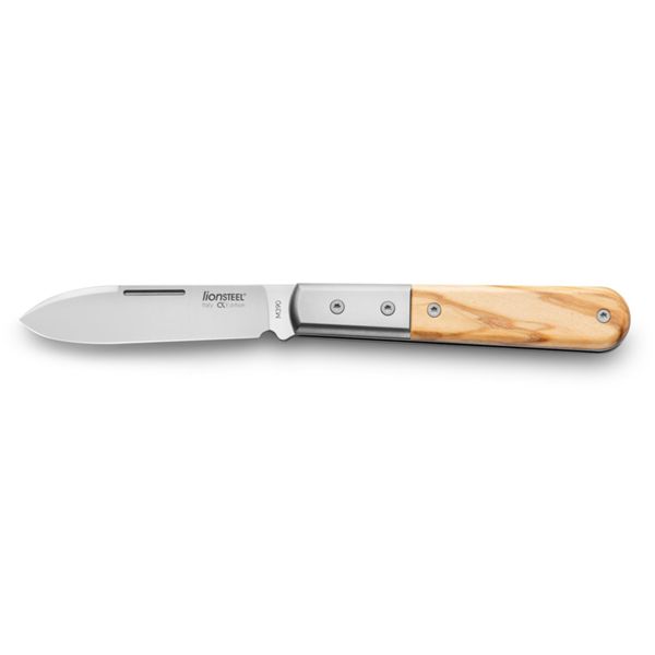 BARLOW - Spear M390 blade, Olive wood Handle, Ti Bolster & liners