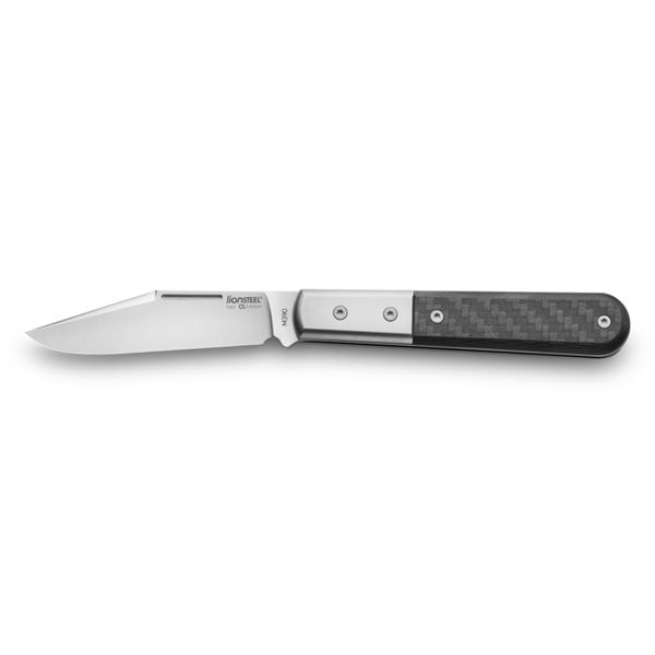 BARLOW - Clip M390 blade, Carbon Fiber Handle, Ti Bolster & liners