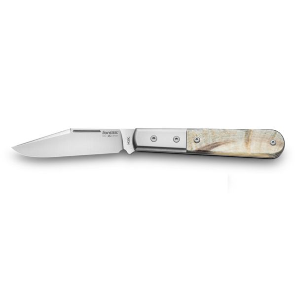 BARLOW - Clip M390 blade, Ram Handle, Ti Bolster & liners