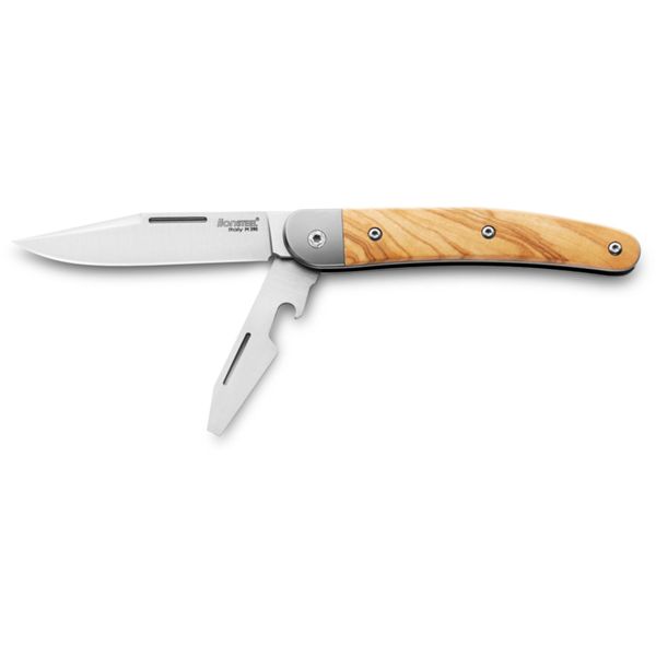 JACK - M390 Clip bld, screw driver bld, Olive wood hdl, Ti Bolster & liners