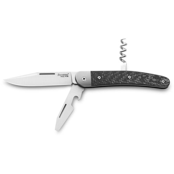 JACK - M390 bld, screwdriver bld, corkscrew, Carbon Fiber hdl, Ti Bolster & liners