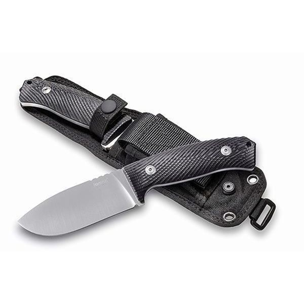 M3 - Hunting fix knife w/NIOLOX bld Micarta hdl, cordura sheath