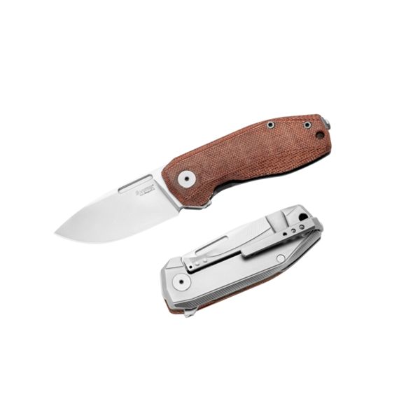 NANO - NANO, Folding knife MagnaCut blade, NATURAL Canvas handle