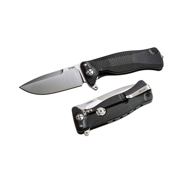 SR11 - SR11 FLIPPER BLACK Aluminum knife, RotoBlock, satin finish bld Sleipner